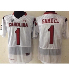 South Carolina Gamecocks 1 Gamecock Samuel White College Football Jersey