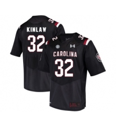 South Carolina Gamecocks 32 Caleb Kinlaw Black College Football Jersey