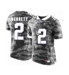 TCU Horned Frogs 2 Jason Verrett Gray College Football Limited Jersey