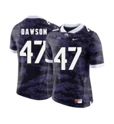 TCU Horned Frogs 47 P.J. Dawson Purple College Football Limited Jersey