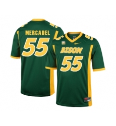 North Dakota State Bison 55 Aaron Mercadel Green College Football Jersey