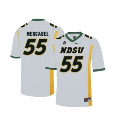 North Dakota State Bison 55 Aaron Mercadel White College Football Jersey