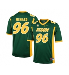 North Dakota State Bison 96 Greg Menard Green College Football Jersey