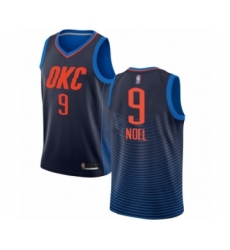 Youth Oklahoma City Thunder #9 Nerlens Noel Swingman Navy Blue Basketball Jersey Statement Edition