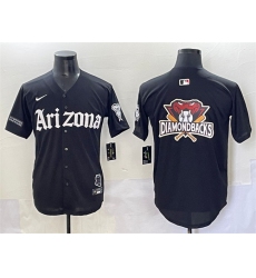 Men's Atlanta Braves Black Team Big Logo Gothic South x Outkast Edition Vapor Limited Stitched Baseball Jersey
