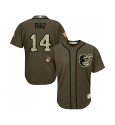 Youth Baltimore Orioles #16 Trey Mancini Replica Black Alternate Cool Base Baseball Jersey