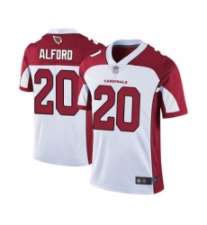 Men's Arizona Cardinals #20 Robert Alford White Vapor Untouchable Limited Player Football Jersey