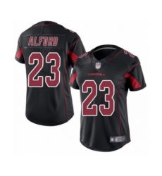 Women's Arizona Cardinals #23 Robert Alford Limited Black Rush Vapor Untouchable Football Jersey