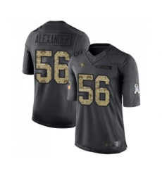 Youth San Francisco 49ers #56 Kwon Alexander Limited Black 2016 Salute to Service Football Jersey