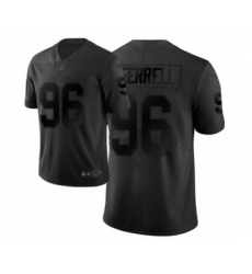 Men's Oakland Raiders #96 Clelin Ferrell Limited Black City Edition Football Jersey