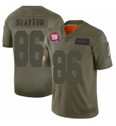 Men's New York Giants #86 Darius Slayton Limited Camo 2019 Salute to Service Football Jersey