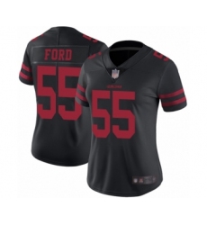 Women's San Francisco 49ers #55 Dee Ford Black Vapor Untouchable Limited Player Football Jersey