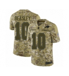 Men's Buffalo Bills #10 Cole Beasley Limited Camo 2018 Salute to Service Football Jersey
