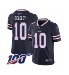 Youth Buffalo Bills #10 Cole Beasley Limited Navy Blue Inverted Legend 100th Season Football Jersey