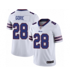 Men's Buffalo Bills #28 Frank Gore White Vapor Untouchable Limited Player Football Jersey