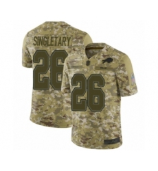 Men's Buffalo Bills #26 Devin Singletary Limited Camo 2018 Salute to Service Football Jersey