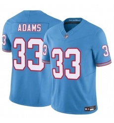 Men's Tennessee Titans #33 Jamel Adams Blue 2024 F.U.S.E. Throwback Vapor Limited Football Stitched Jersey