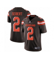 Men's Cleveland Browns #2 Austin Seibert Brown Team Color Vapor Untouchable Limited Player Football Jersey