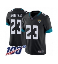 Youth Jacksonville Jaguars #23 Ryquell Armstead Black Team Color Vapor Untouchable Limited Player 100th Season Football Jersey