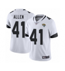 Men's Jacksonville Jaguars #41 Josh Allen White Vapor Untouchable Limited Player Football Jersey