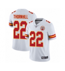 Youth Kansas City Chiefs #22 Juan Thornhill White Vapor Untouchable Limited Player Football Jersey