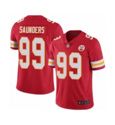 Youth Kansas City Chiefs #99 Khalen Saunders Red Team Color Vapor Untouchable Limited Player Football Jersey