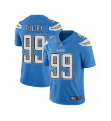 Men's Los Angeles Chargers #99 Jerry Tillery Electric Blue Alternate Vapor Untouchable Limited Player Football Jersey
