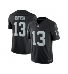 Men's Las Vegas Raiders #13 Hunter Renfrow Black 2023 F.U.S.E Vapor Untouchable Stitched Football Jersey