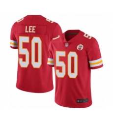 Men's Kansas City Chiefs #50 Darron Lee Red Team Color Vapor Untouchable Limited Player Football Jersey