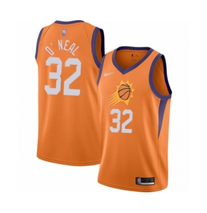 Women's Phoenix Suns #32 Shaquille O'Neal Swingman Orange Finished Basketball Jersey - Statement Edition