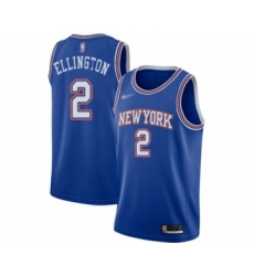 Women's New York Knicks #2 Wayne Ellington Swingman Blue Basketball Jersey - Statement Edition