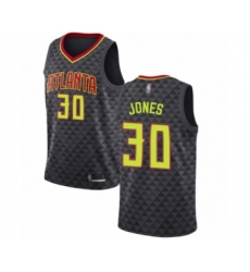 Youth Atlanta Hawks #30 Damian Jones Swingman Black Basketball Jersey - Icon Edition