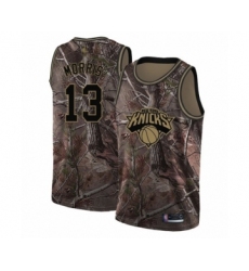 Women's New York Knicks #13 Marcus Morris Swingman Camo Realtree Collection Basketball Jersey