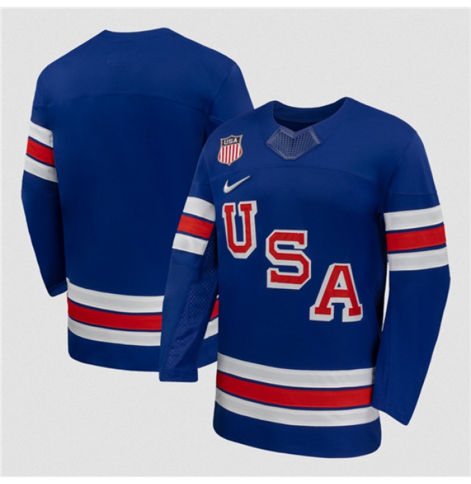 Men's USA Blank Royal 2026 Stitched Jersey