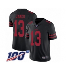 Youth San Francisco 49ers #13 Richie James Black Vapor Untouchable Limited Player 100th Season Football Jersey