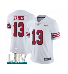 Youth San Francisco 49ers #13 Richie James Limited White Rush Vapor Untouchable Super Bowl LIV Bound Football Jersey