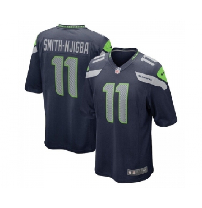 Nike Seattle Seahawks #11 Jaxon Smith Njigba Navy 2023 NFL Draft Vapor Limited Jersey