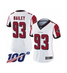 Women's Atlanta Falcons #93 Allen Bailey White Vapor Untouchable Limited Player 100th Season Football Jersey