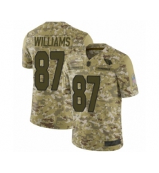 Men's Arizona Cardinals #87 Maxx Williams Limited Camo 2018 Salute to Service Football Jersey