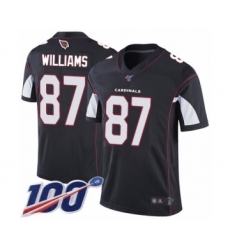 Youth Arizona Cardinals #87 Maxx Williams Black Alternate Vapor Untouchable Limited Player 100th Season Football Jersey