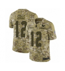 Youth Houston Texans #12 Kenny Stills Limited Camo 2018 Salute to Service Football Jersey