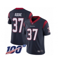 Men's Houston Texans #37 Jahleel Addae Navy Blue Team Color Vapor Untouchable Limited Player 100th Season Football Jersey
