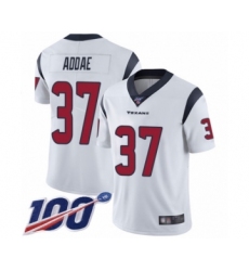 Men's Houston Texans #37 Jahleel Addae White Vapor Untouchable Limited Player 100th Season Football Jersey