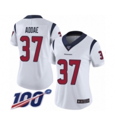 Women's Houston Texans #37 Jahleel Addae White Vapor Untouchable Limited Player 100th Season Football Jersey