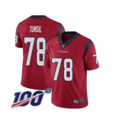 Youth Houston Texans #78 Laremy Tunsil Red Alternate Vapor Untouchable Limited Player 100th Season Football Jersey