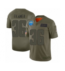 Youth Los Angeles Chargers #36 Roderic Teamer Limited Camo 2019 Salute to Service Football Jersey