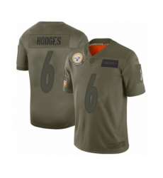 Men's Pittsburgh Steelers #6 Devlin Hodges Limited Camo 2019 Salute to Service Football Jersey