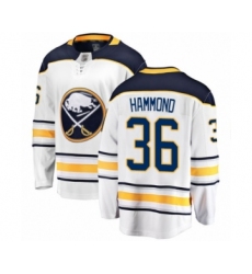 Youth Buffalo Sabres #36 Andrew Hammond Fanatics Branded White Away Breakaway Hockey Jersey