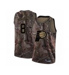 Men's Indiana Pacers #8 Justin Holiday Swingman Camo Realtree Collection Basketball Jersey