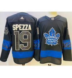 Men's Toronto Maple Leafs #19 Jason Spezza Black X Drew House Inside Out Stitched Jersey